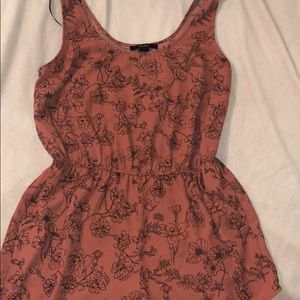 F21 Rust Floral Romper